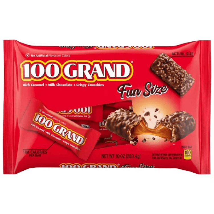 100 Grand Fun Size Bars 