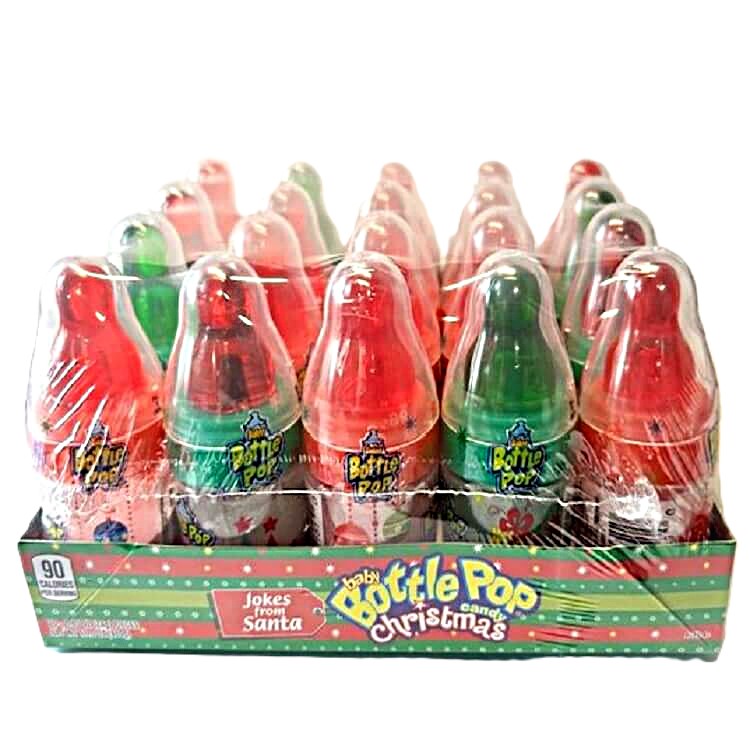 Christmas Baby Bottle Pops