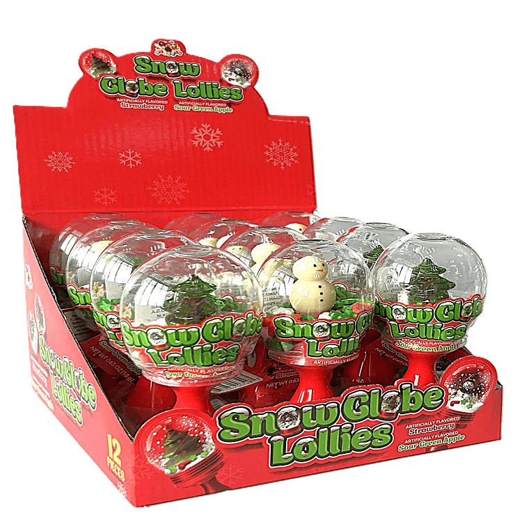 Albert's Christmas Snow Globe Lollies