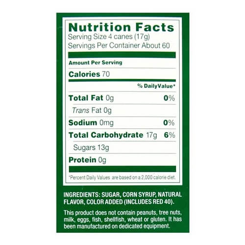 Spangler 3" Red and White Candy Canes