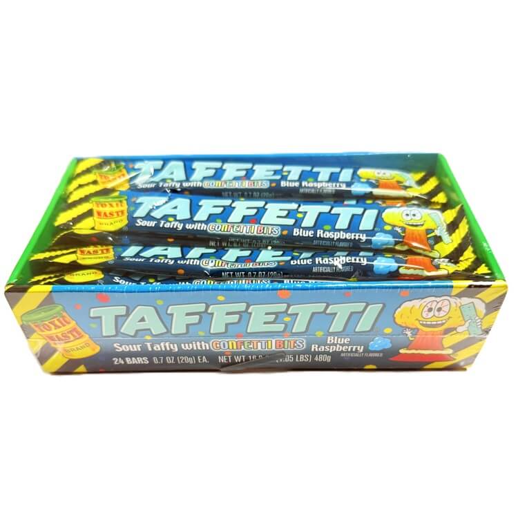 Toxic Waste Blue Raspberry Taffetti
