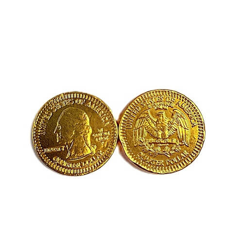 Gerrit's Bulk Chocolate Gold Quarters
