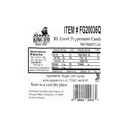 King Leo Crushed Peppermint 