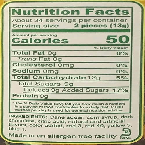 Wahburn's Filled Hard Candy