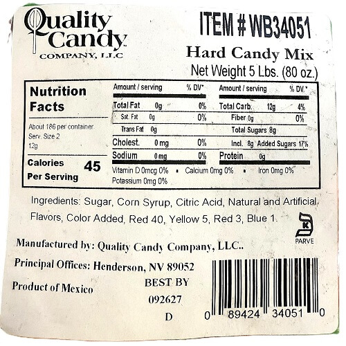 Washburn's Hard Candy  