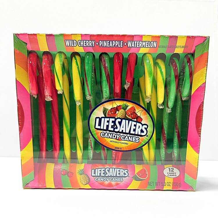 Lifesaver 5 Flavor Candy Canes