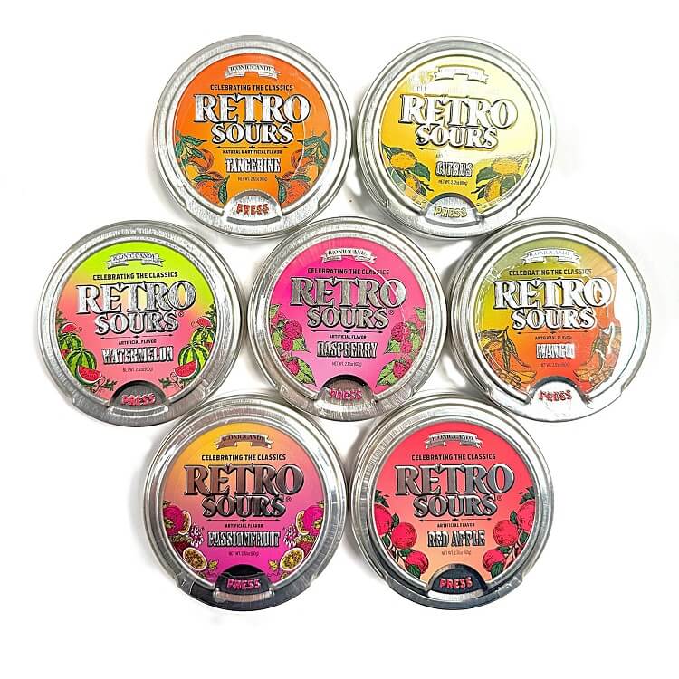 Iconic Candy Retro Sours Variety Pack 