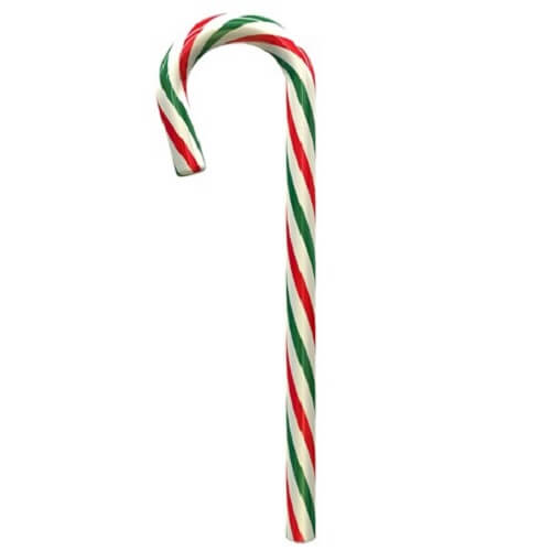 Spangler 6" Red, White , & Green Candy Canes