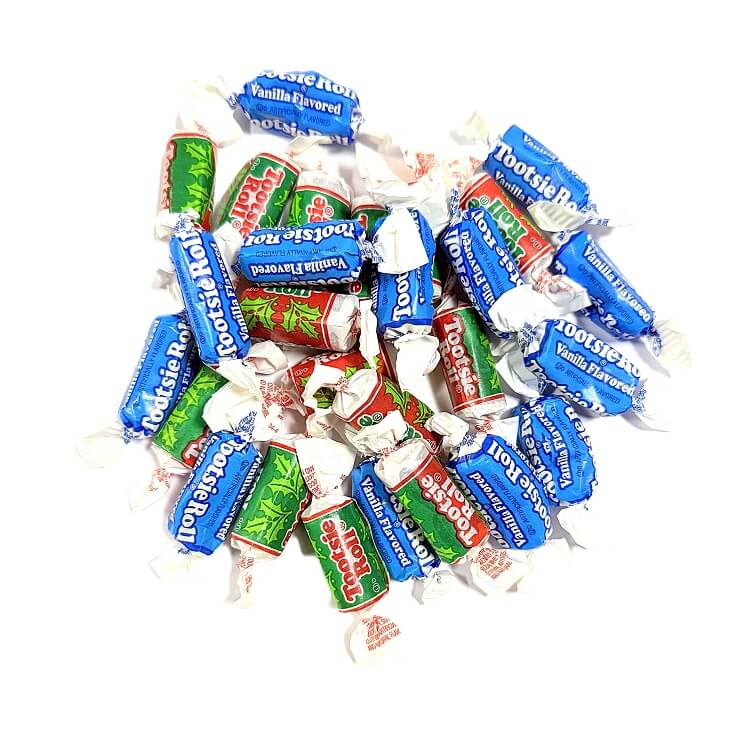 Christmas Tootsie Rolls