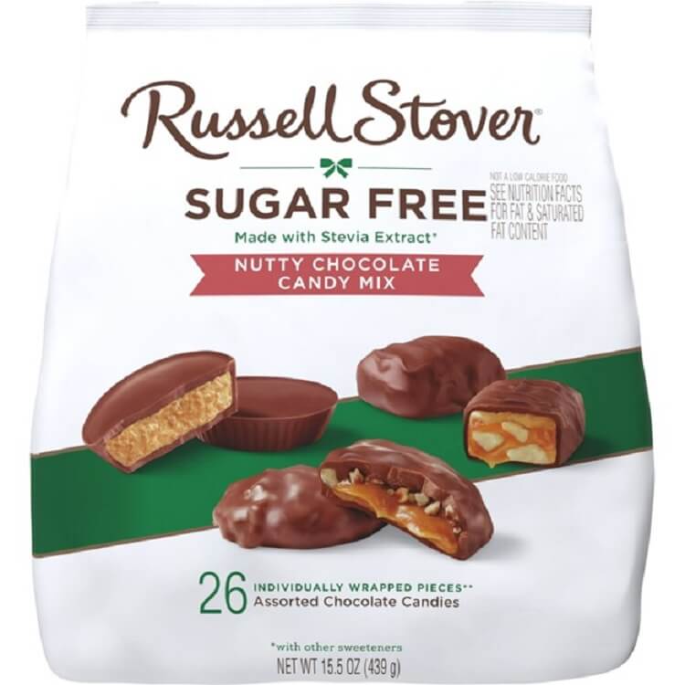 Russell Stover Sugar Free Nutty Chocolate Assortment
