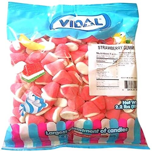 Vidal Strawberry Gummy Drops 2.2lb  