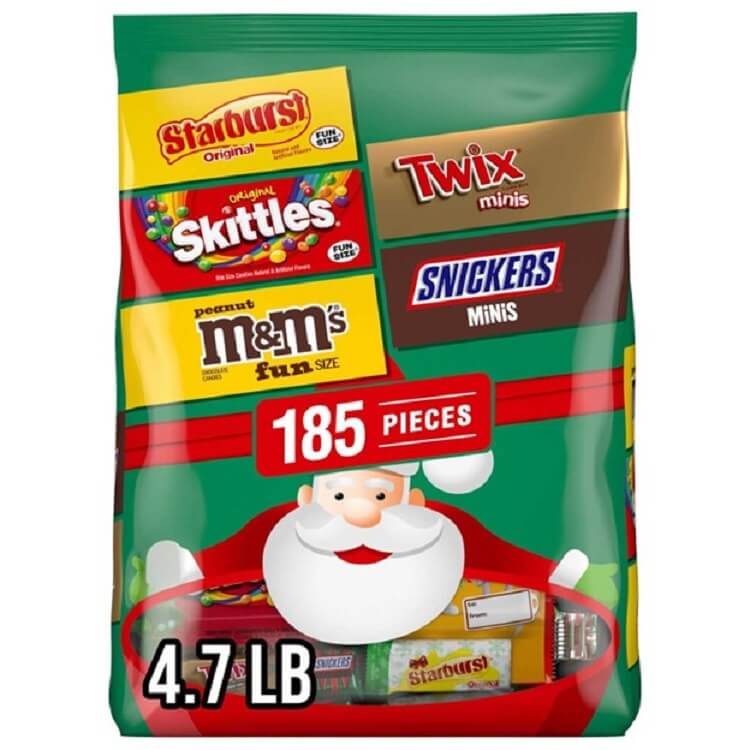 Mars Christmas Miniature Mix ~ 185 Pieces