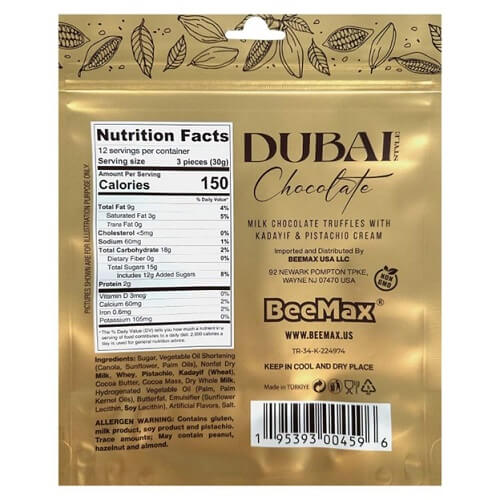 Beemax Dubai Style Chocolate