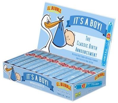 Birth Announcement Its a Boy Bubble Gum Cigar - 36 Count Box