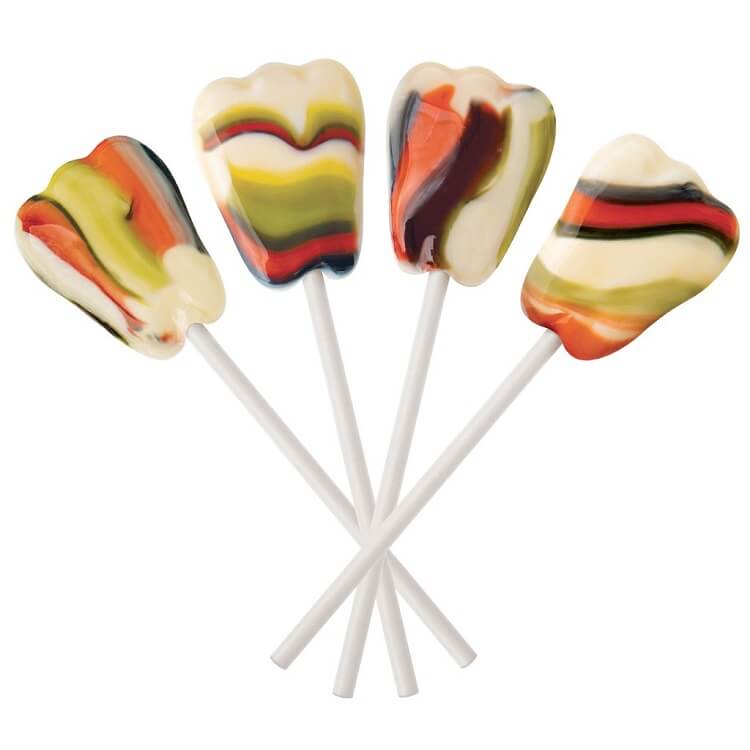 Dr. John's Sugar Free Rainbow Tooth Lollipops ~ 2.5lb.  