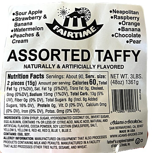 Fairtime Assorted Taffy