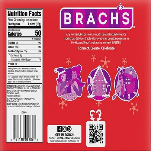 Brach's 6" Peppermint Candy Canes 