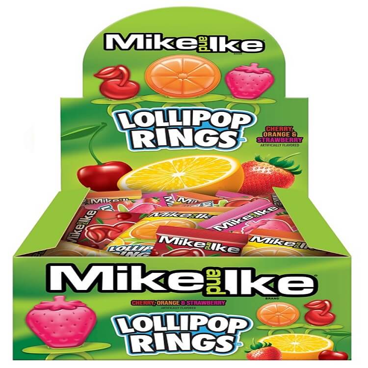 Mike and Ike Lollipop Rings