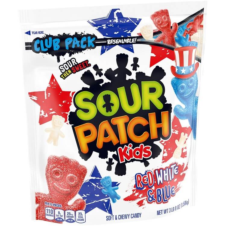 Red, White, & Blue Sour Patch Kids