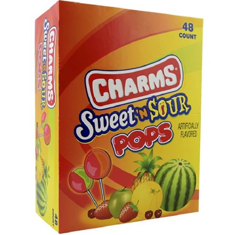 Charms Sweet 'n Sour Pops 