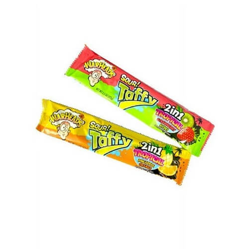 Warheads Sour Taffy Bars 2in1 Tropical
